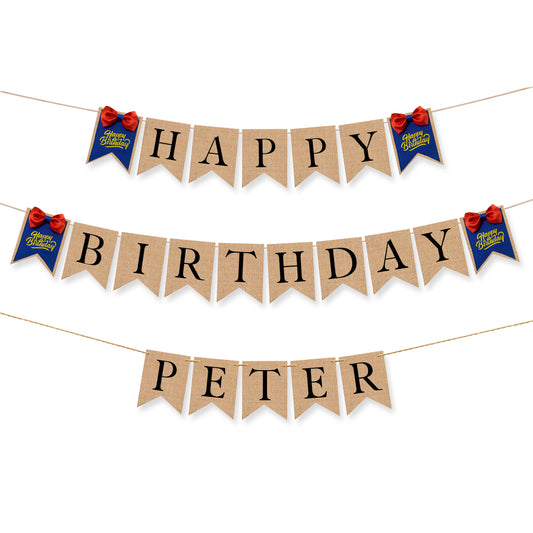Personalized Happy Birthday Circus Banners