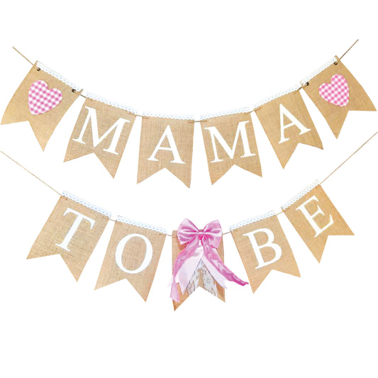 Mama to be banner, Mommy To Be Banner, Baby Shower Decor, Baby Girl Shower Banner