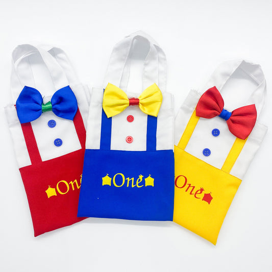 ONE circus Birthday Candy Bags, Party Favor Bags, Little Man Gift Bags, Little Man First Birthday, Little Man Party Decorations