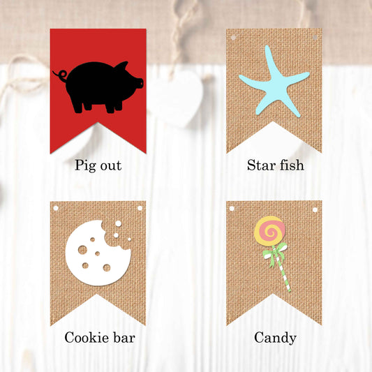 Clipart flags in regular and vintage style (10 pieces in a package) to create your own banner.
