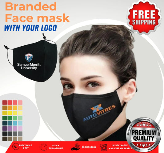 Premium quality bulk face mask - Event favors party favors birthday office staff party favours company name logo mask