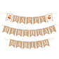 Woodland fox Personalized Happy Birthday burlap banner, First birthday banner, Woodland themed party.