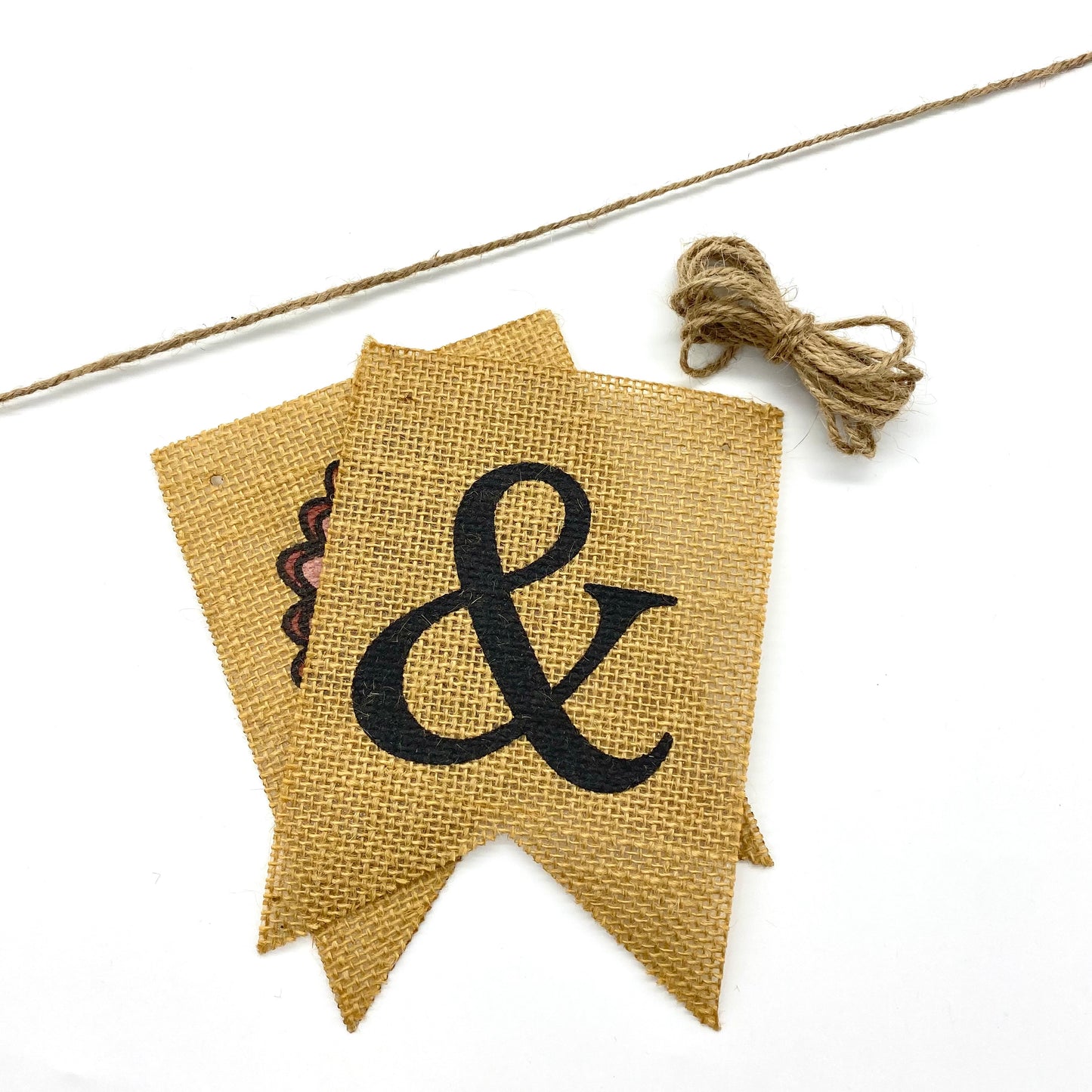 Natural Rope for string burlap banner