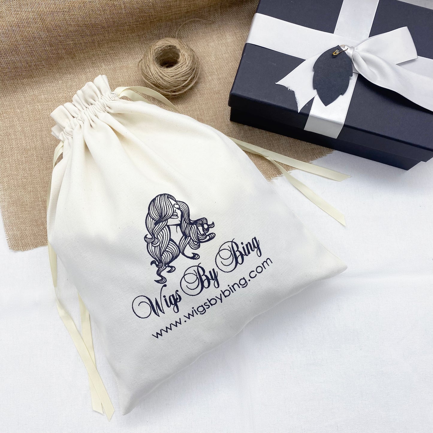 Natural Cotton drawstring bags, Premium Canvas bags for party, wedding, elegant wedding favors for guests