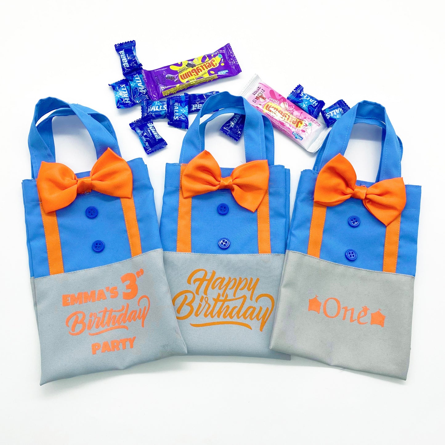 ONE Blippi Candy Bags, Birthday Party Favor Bags, Blippi Gift Bags, Blippi First Birthday, Blippi Party Decorations