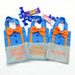 Personalized Blippi Candy Bags, Birthday Party Favor Bags (Attach your logo via Message or Email down below in the description)