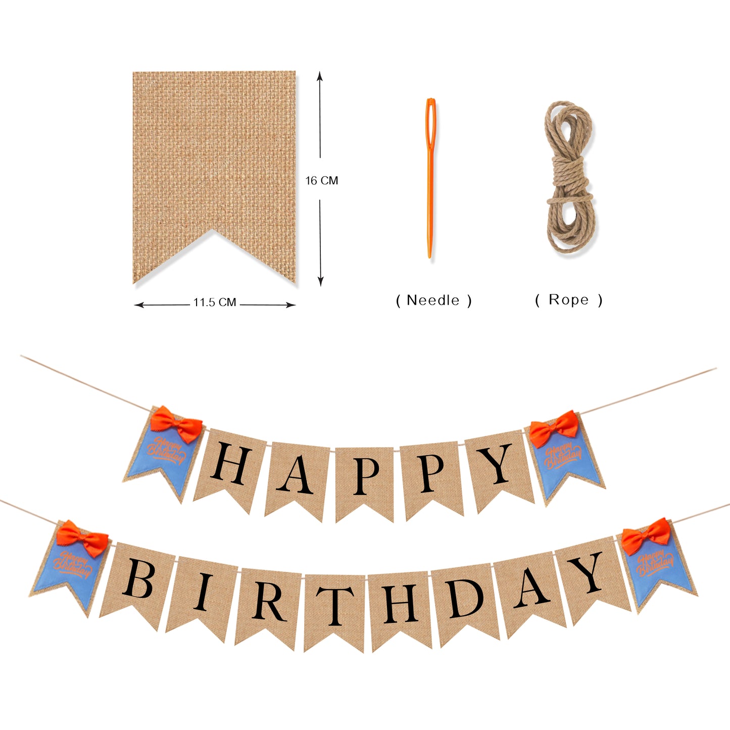 Blippi birthday party sets, Birthday burlap banner, Rustic birthday party decorations