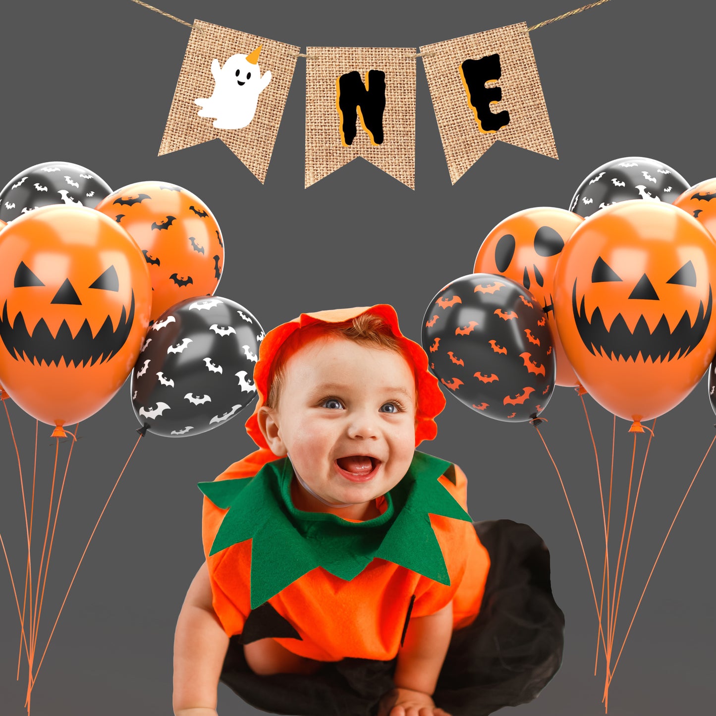 HALLOWEEN ONE BANNER FOR HIGHCHAIR