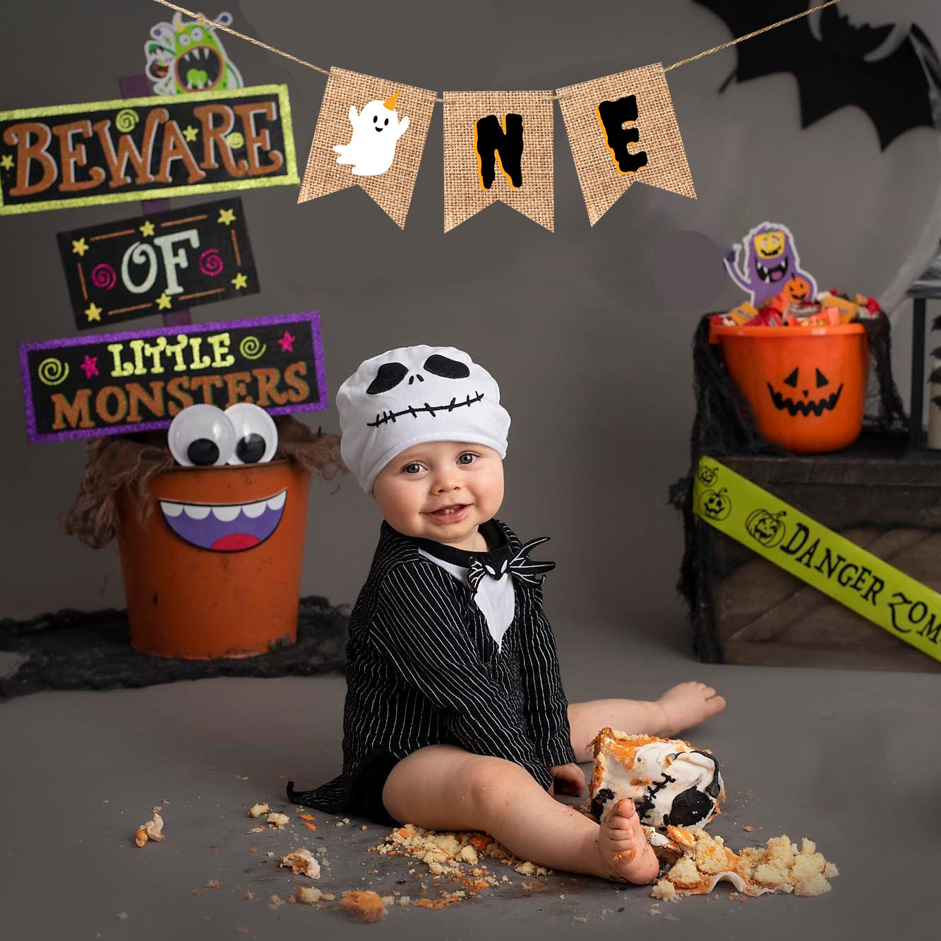 HALLOWEEN ONE BANNER FOR HIGHCHAIR