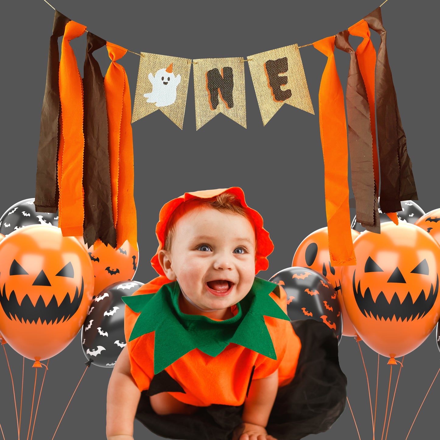 HALLOWEEN ONE BANNER FOR HIGHCHAIR