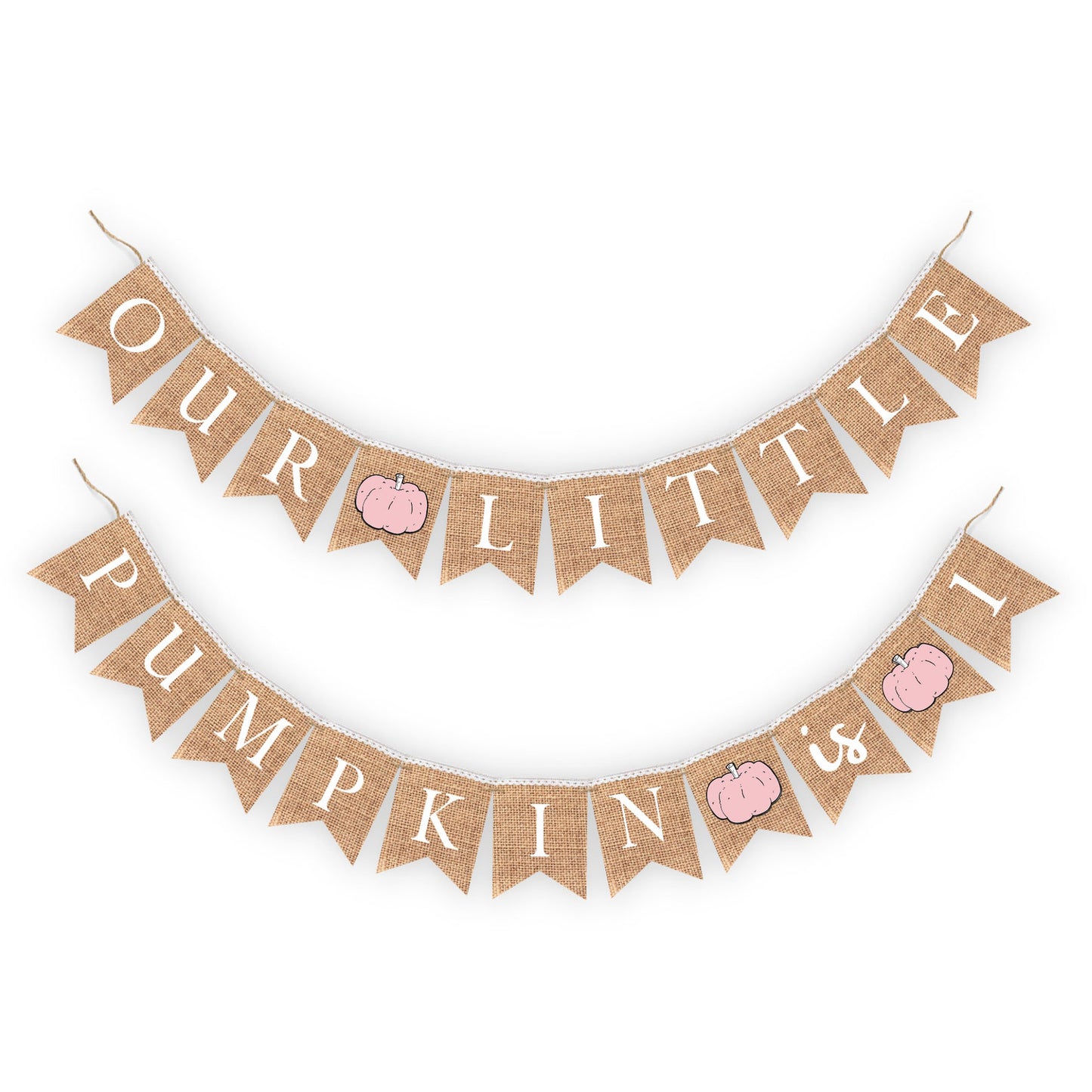 Our little pumpkin is turning one, First Birthday girl Pumpkin baby shower Decoration Rustic Banner Bunting