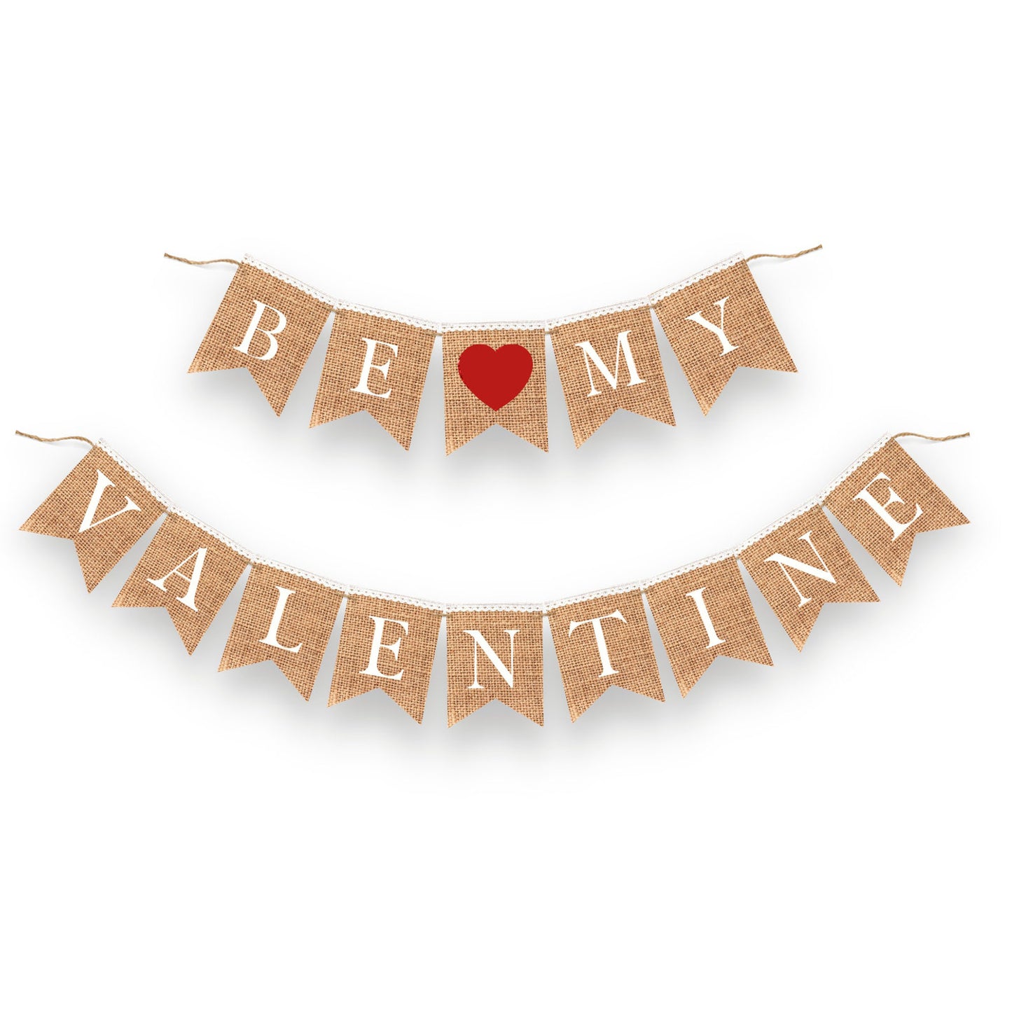 Valentines Garland | Valentine Banner | Be my Valentine sign with red heart | Rustic Valentine Decor backdrop