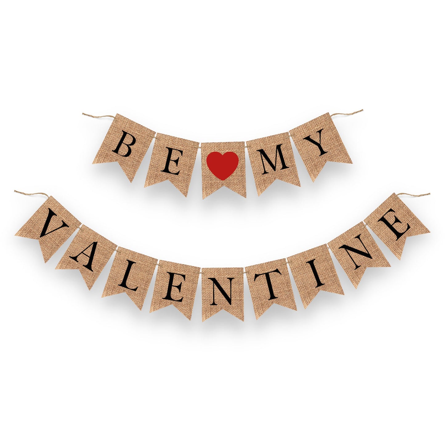 Valentines Garland | Valentine Banner | Be my Valentine sign with red heart | Rustic Valentine Decor backdrop