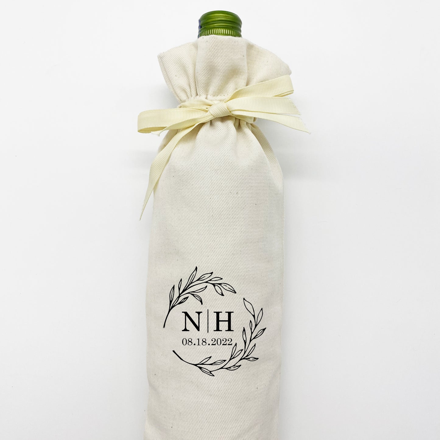 Cotton canvas wine gift bags, personalized logo printed on wine bags, reusable bags, party decors, wedding gifts