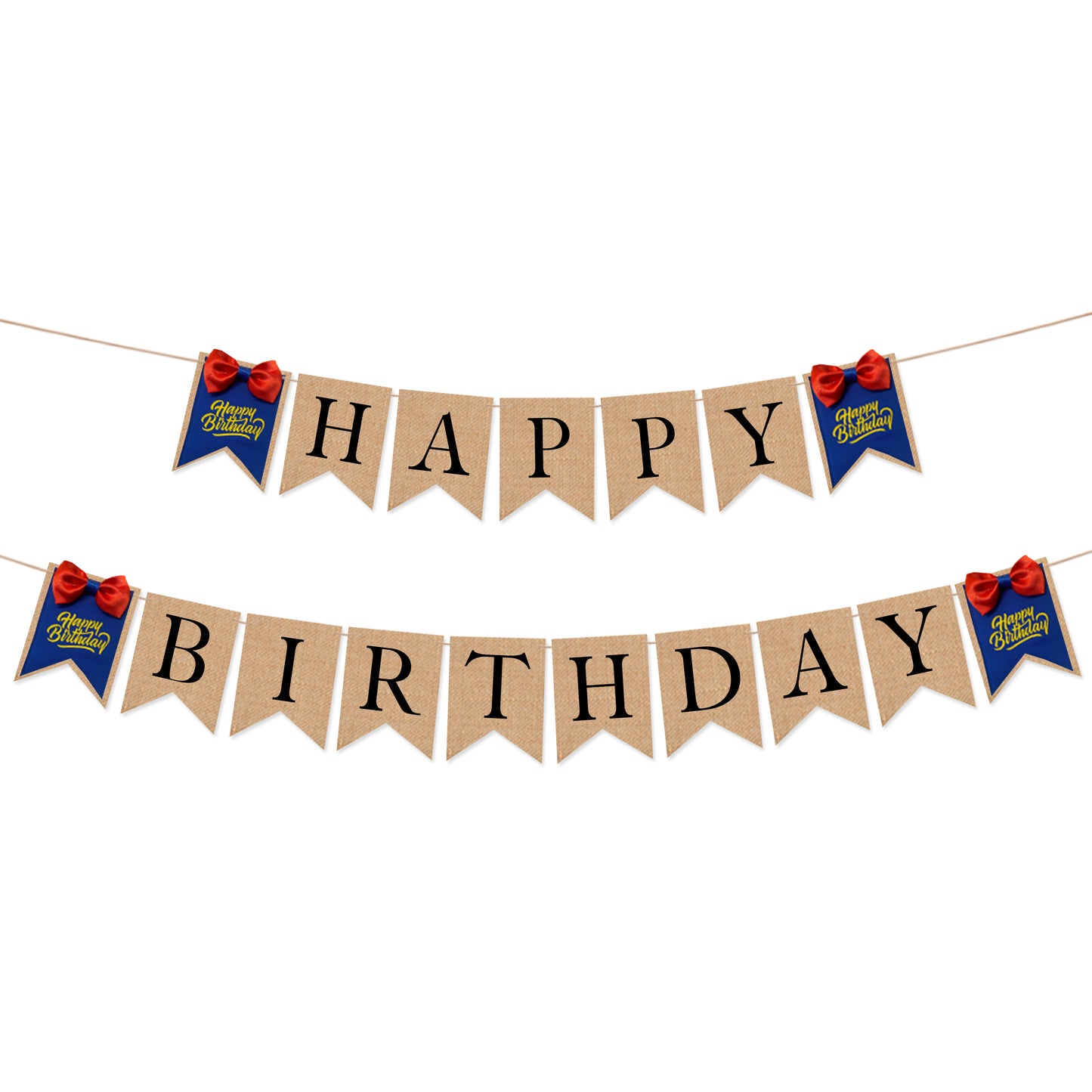 Happy birthday circus party sets, Birthday burlap banner, Rustic birthday party decorations