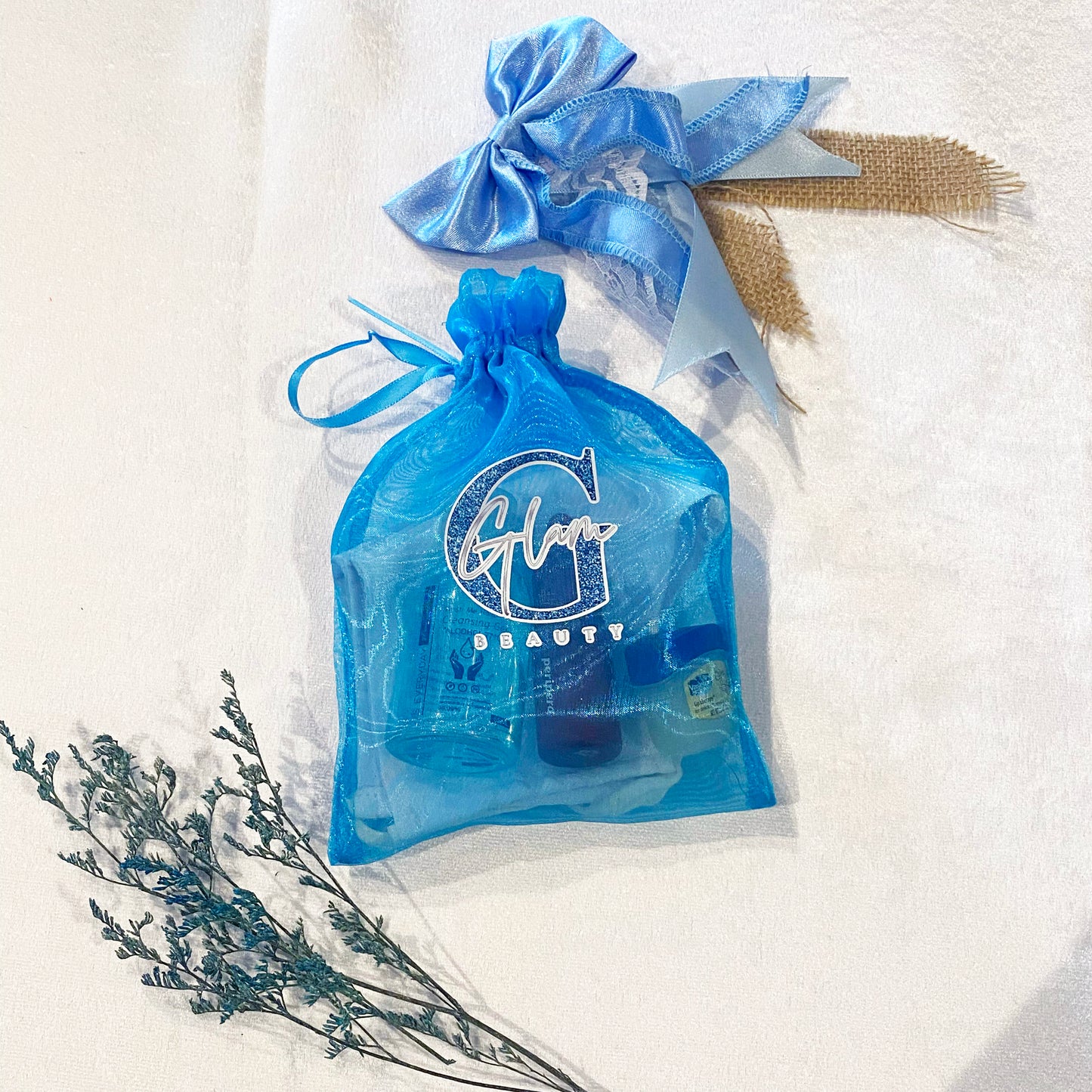 Organza Bags bulk 5 x 7 inch (12.5x18 cm) Custom Printed with your logo for Wedding Guest favor Gift bags, Cosmetic bag, Goodie pouch