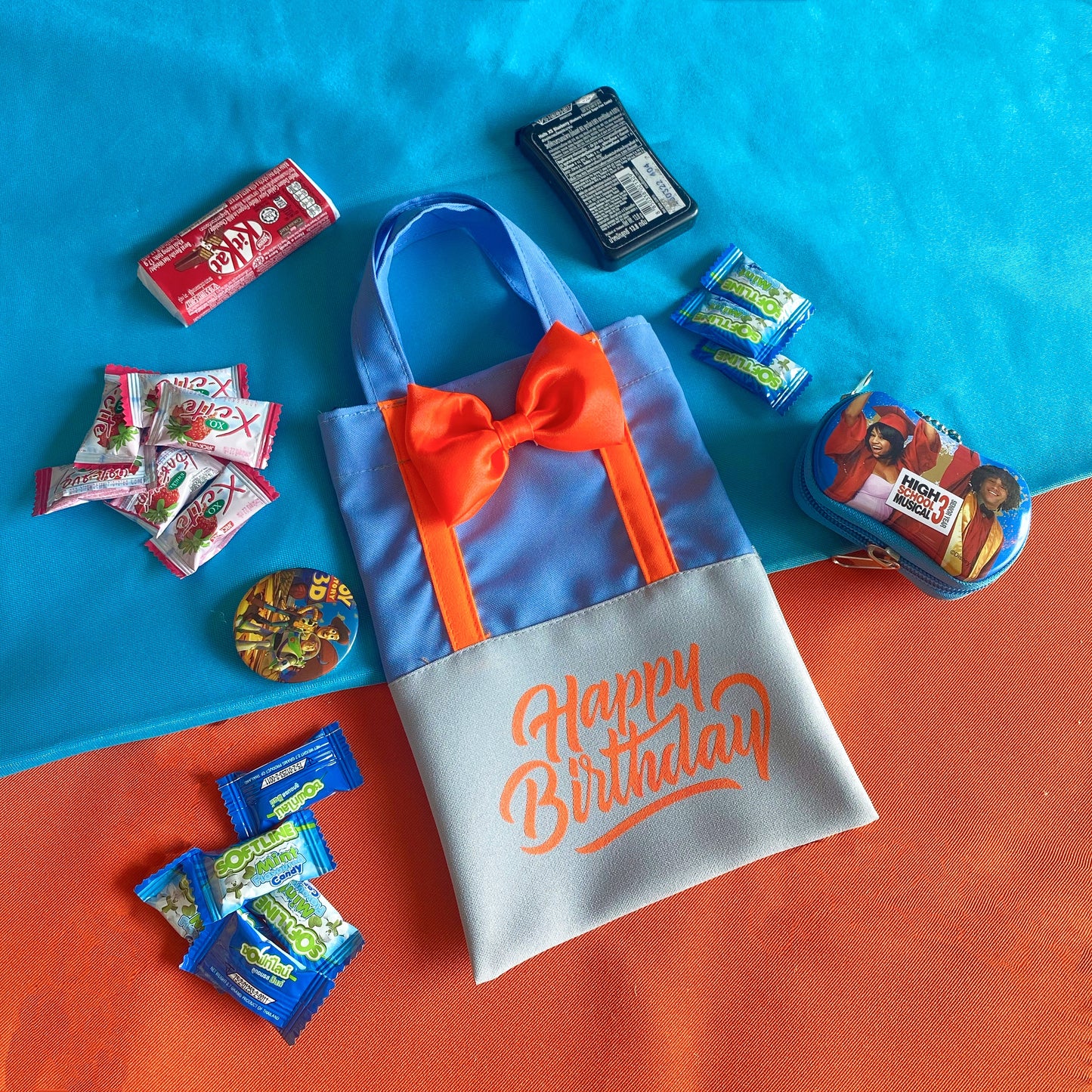 Blippi Candy Bags, Birthday Party Favor Bags, Blippi Gift Bags, Blippi First Birthday, Blippi Party Decorations