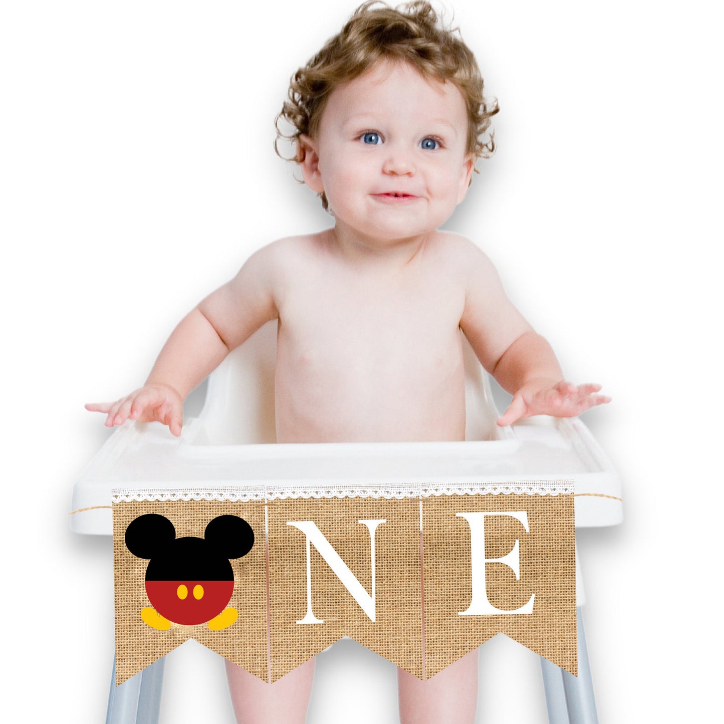 MICKEY ONE BANNER Highchair