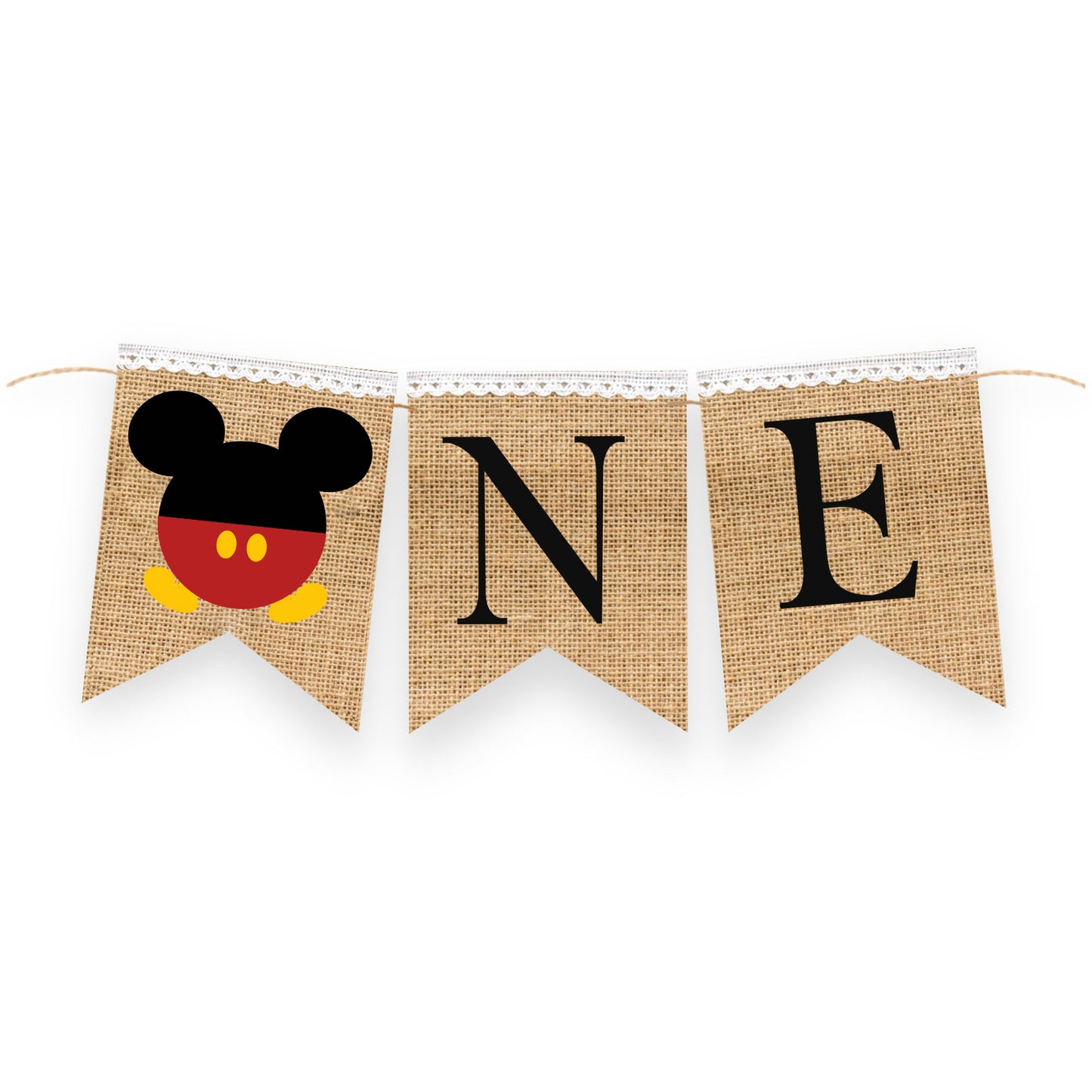 MICKEY ONE BANNER Highchair