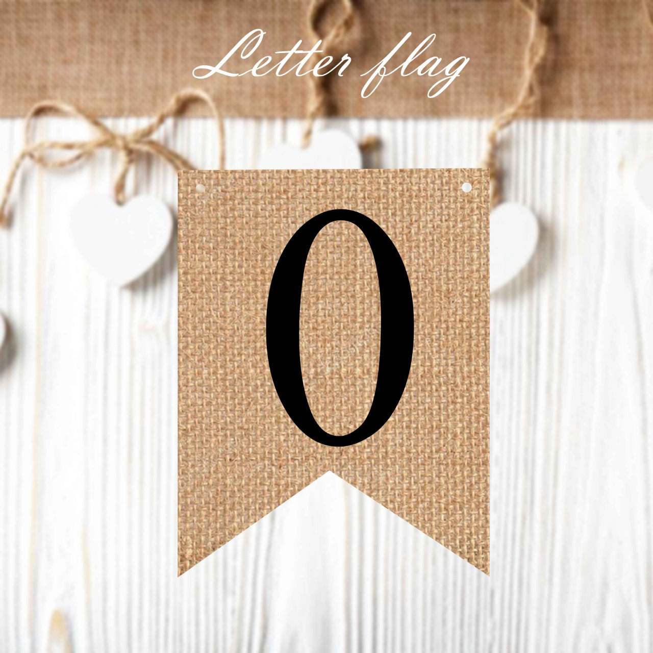 Single Number flags in black regular & vintage style ( 10pieces in package ) to create your own banner.