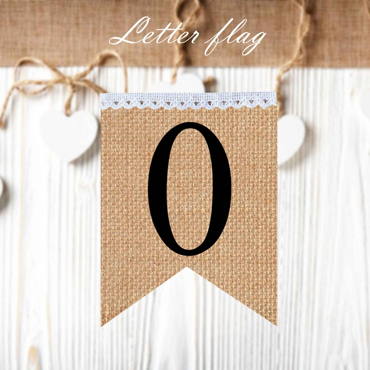 Single Number flags in black regular & vintage style ( 10pieces in package ) to create your own banner.