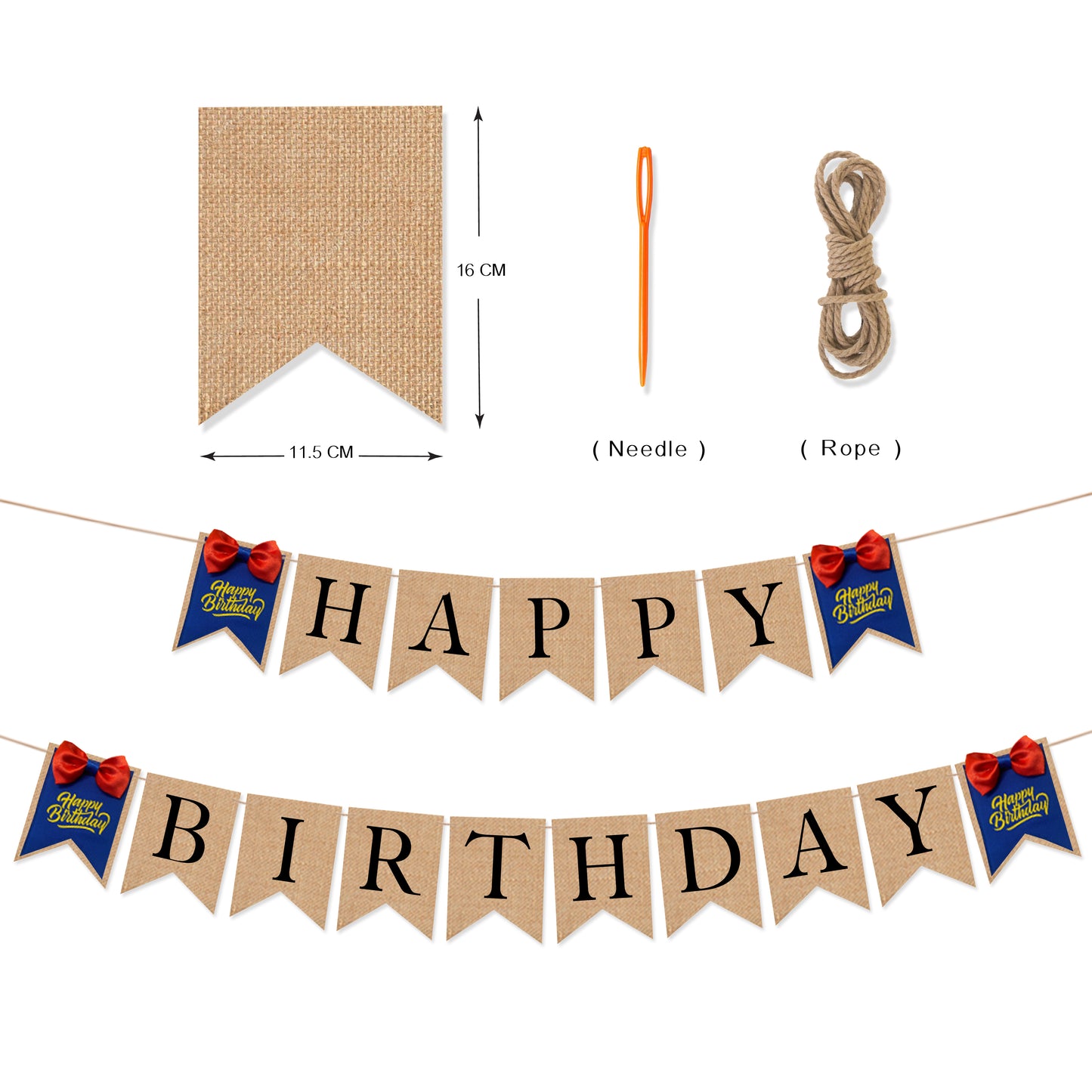 Happy birthday circus party sets, Birthday burlap banner, Rustic birthday party decorations