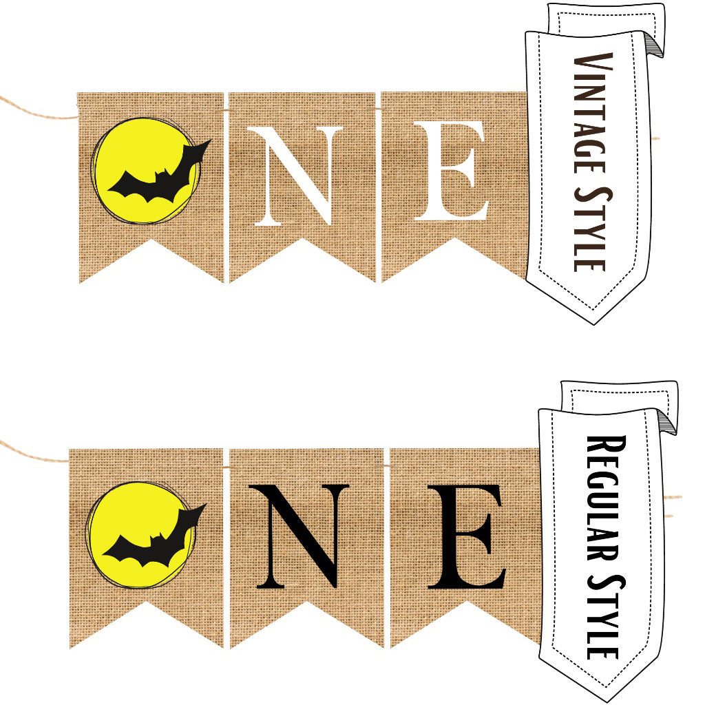 Bat man Birthday Banner Party Decoration | bat man Highchair Bunting for Boy 1st First Birthday Decor