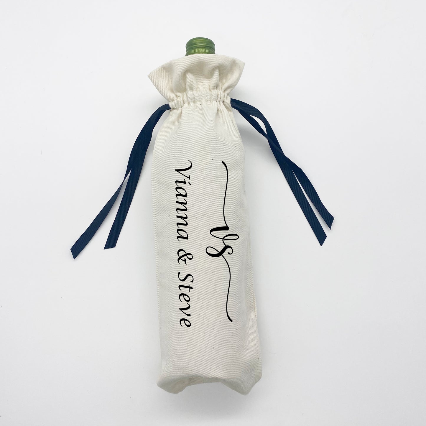 25 Bulk wine bags, Personalized wine bags for engagement, bridal shower party and wedding