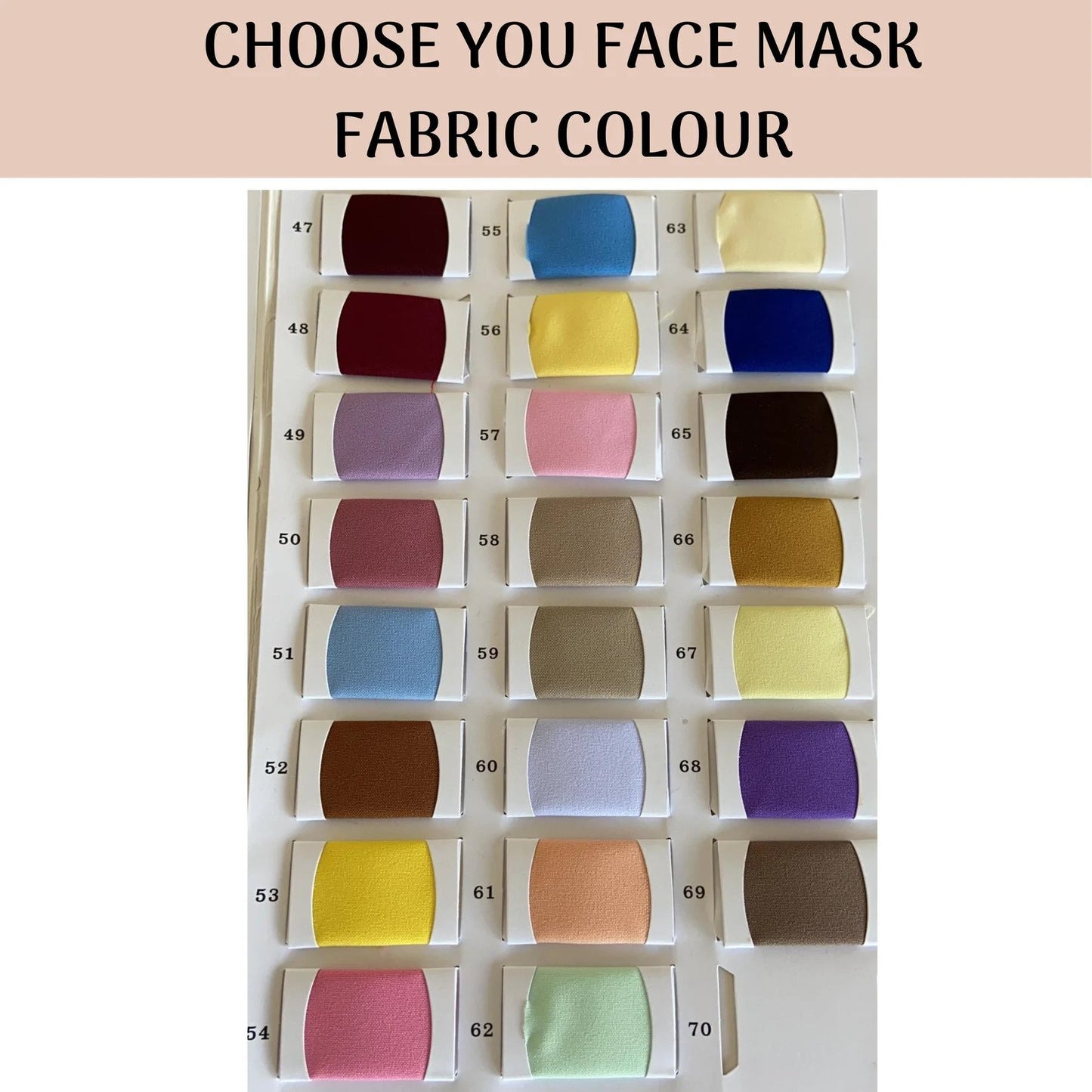 Wholesale custom logo face mask, bulk washable with adjustable straps