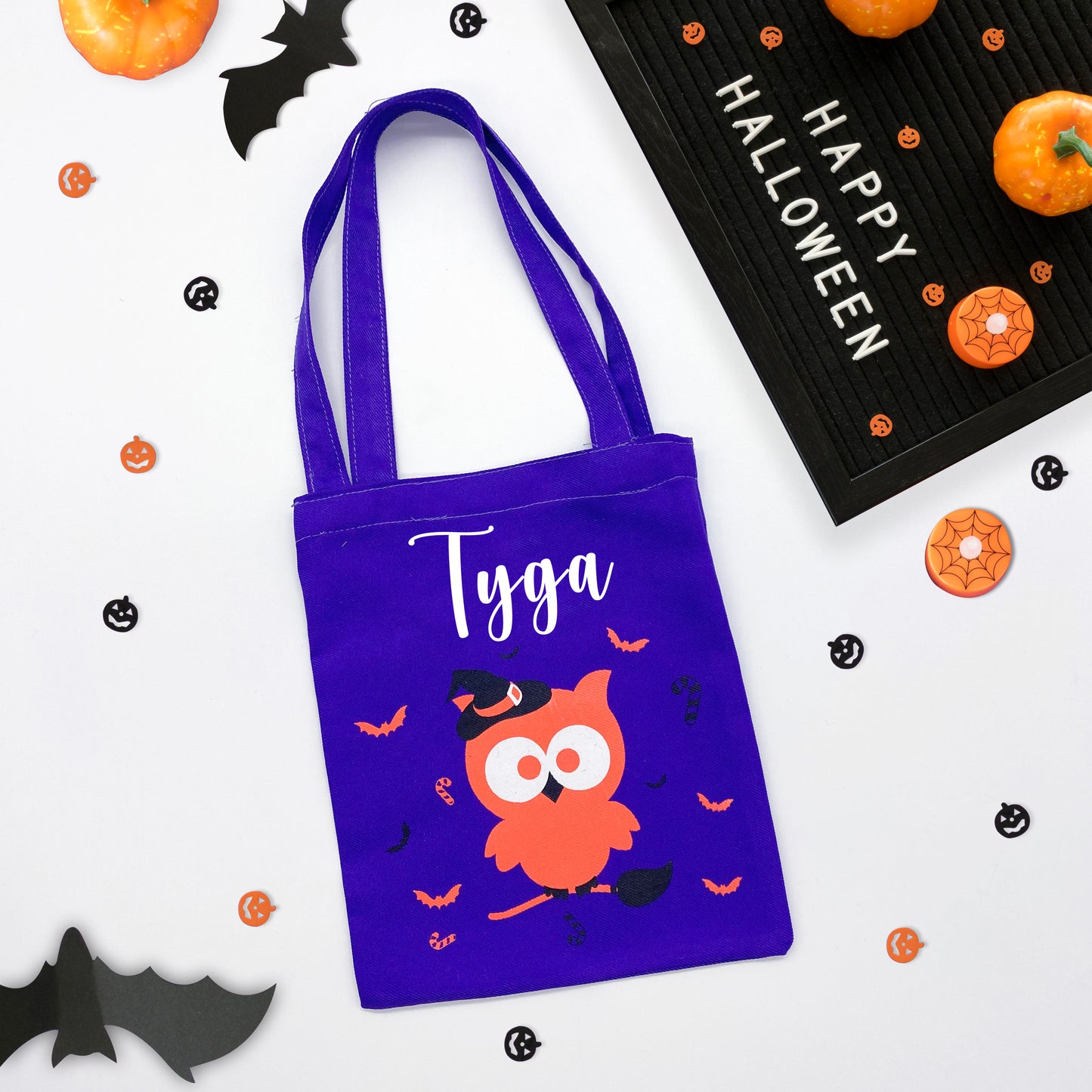 Personalized Halloween Trick or Treat Bags, Halloween Treat Candy Bags for Kids, Halloween Goodie Bags, Gift bags, Halloween Party