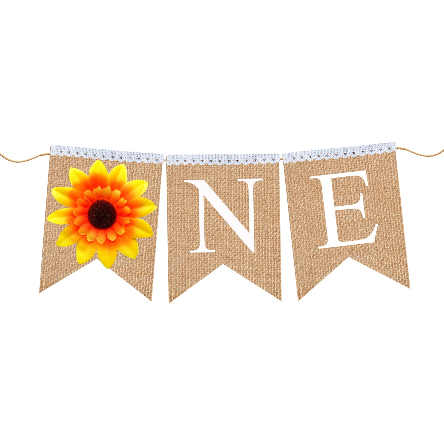 Sunflower BIRTHDAY One Highchair Banner - SUNFLOWER 1st Birthday, SUNFLOWER theme First Birthday party